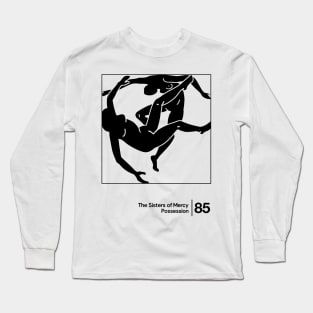 The Sisters Of Mercy - Possession / Minimalist Style Graphic Artwork Design Long Sleeve T-Shirt